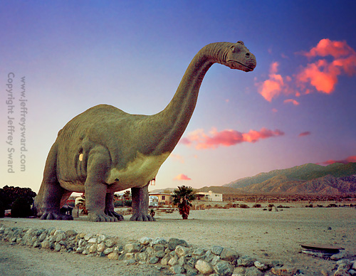 Cabazon Dinosaurs by Claude Bell California Photograph by Jeffrey Sward