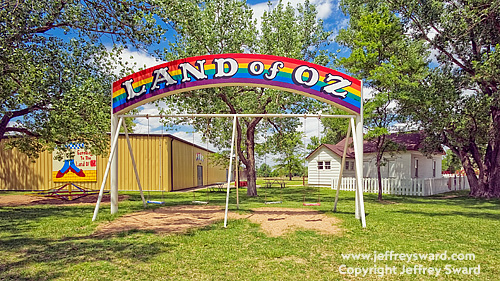 Dorothy's House and Land of Oz Liberal Kansas Photograph by Jeffrey Sward