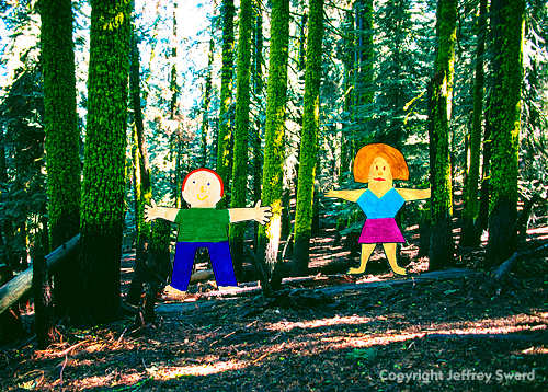 Flat Stanley and Flat Shirley Photograph by Jeffrey Sward