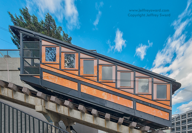 Angels Flight Funicular Railway Los Angeles, Calfornia Photograph by Jeffrey Sward