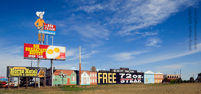 Big Texan Steak Ranch Restaurant Amarillo Texas Photograph by Jeffrey Sward