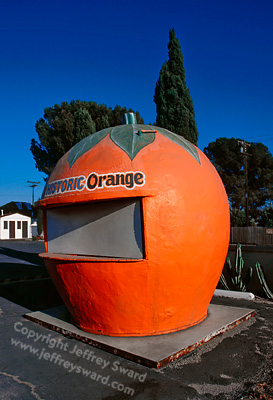 Bono's Italian Restaurant and Orange Stand Fontana California Photograph by Jeffrey Sward