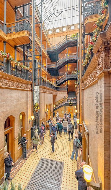 Bradbury Building, Los Angeles, California Photograph by Jeffrey Sward