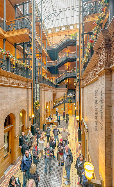 Bradbury Building, Los Angeles, California Photograph by Jeffrey Sward