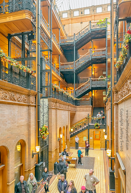 Bradbury Building, Los Angeles, California Photograph by Jeffrey Sward