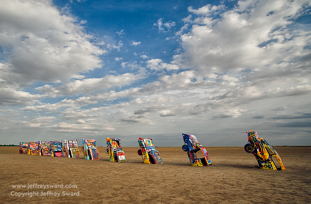 Cadillac Ranch Amarillo Texas Photograph by Jeffrey Sward