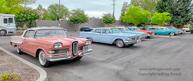 Edsel Owners Club Sacramento, California, August 2015 Photograph by Jeffrey Sward
