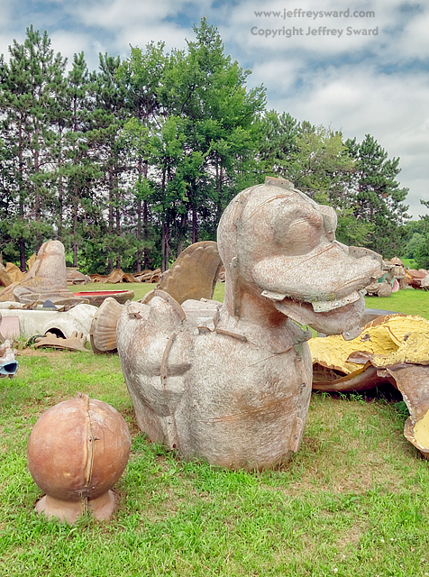 FAST Fiberglass Animals Statues Trademarks Sparta Wisconsin photograph by Jeffrey Sward