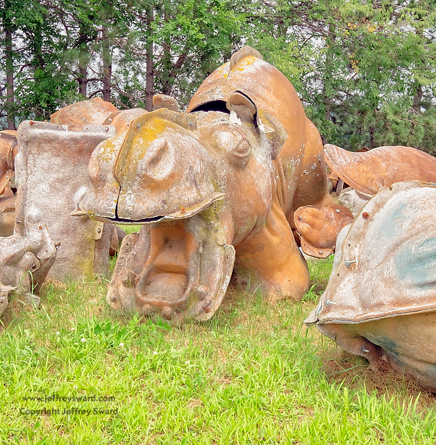 FAST Fiberglass Animals Statues Trademarks Sparta Wisconsin photograph by Jeffrey Sward