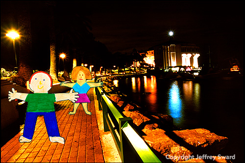 Flat Stanley and Flat Shirley Photograph by Jeffrey Sward