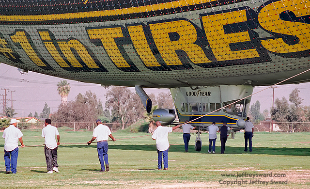 Goodyear Blimp Airship Operations Carson California Photograph by Jeffrey Sward