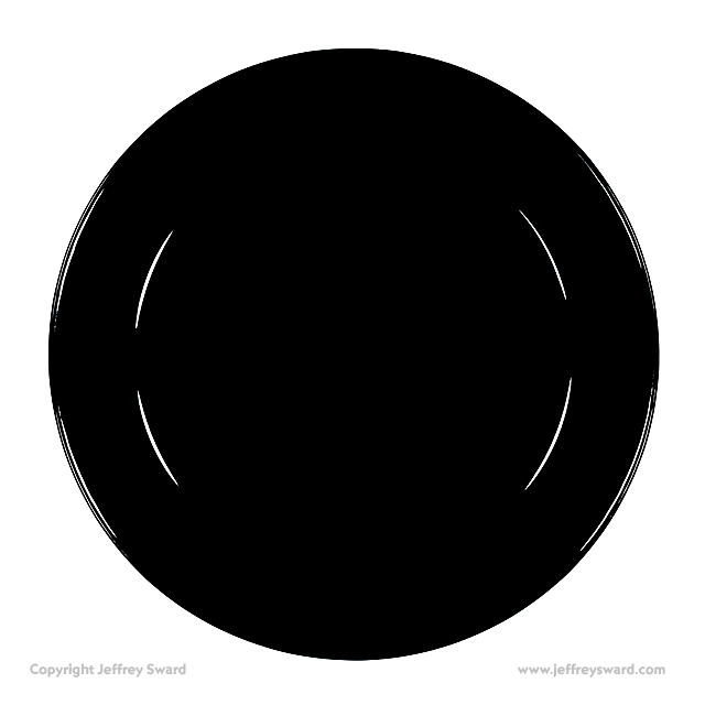 iittala Teema Salad plate with eight hard reflections Simplicity Photograph by Jeffrey Sward