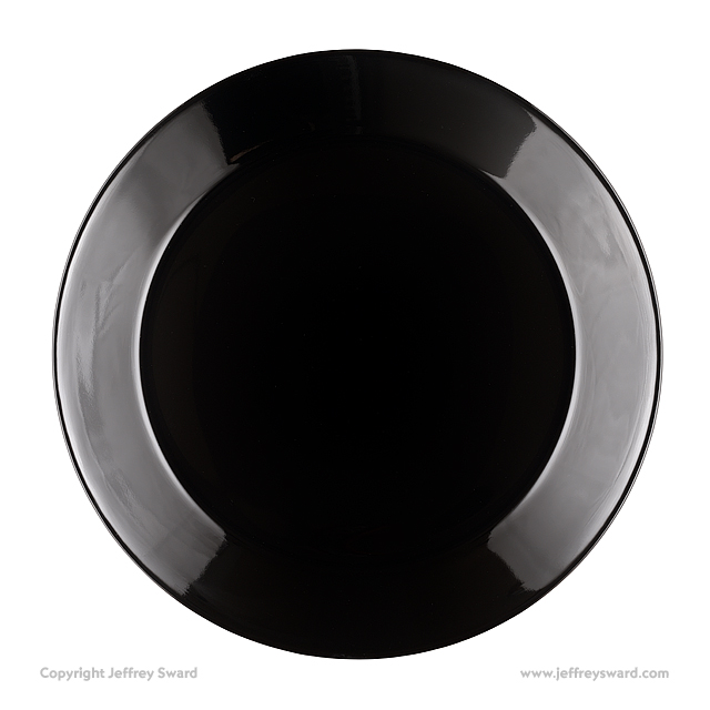 iittala Teema Salad plate with two soft reflections Simplicity Photograph by Jeffrey Sward