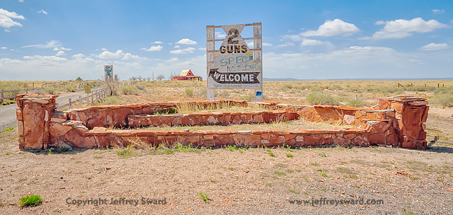 Two Guns Trading Post and Ghost Town, Two Guns, Arizona Photograph by Jeffrey Sward